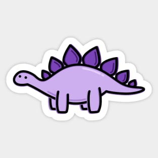 Purple Dino Sticker